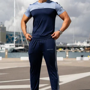 Navy Luxe Stretch Dri-Fit Tracksuit