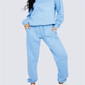 Blue Oversized Sweatshirt & Oversized Cuffed Joggers