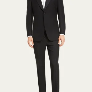 Two-Piece Wool Tuxedo Suit