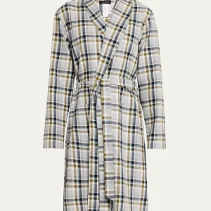 Men's Cozy Comfort Flannel Robe